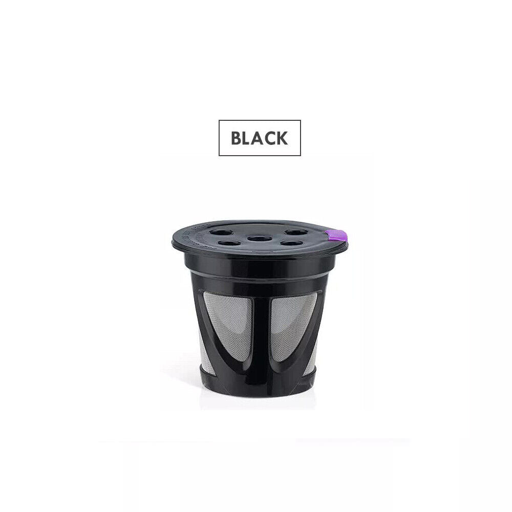 Black Refillable Reusable Single K-Cups Filter Pod for Keurig K-Supreme & Plus