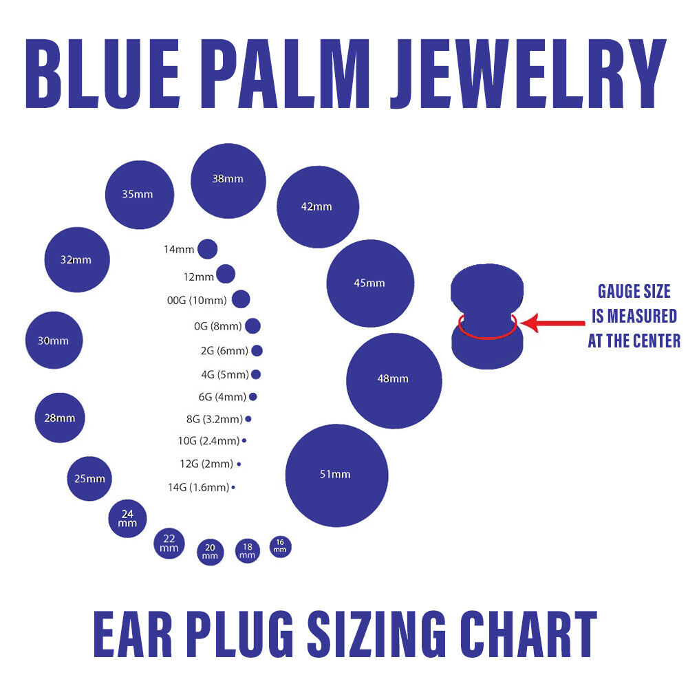 20PC Plugs Single Flare Acrylic Ear Gauges Expander O-Ring Piercing Jewelry E559