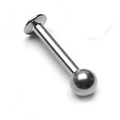 1- Surgical Stainless Steel Internally Threaded Labret & Monroe with ball L168