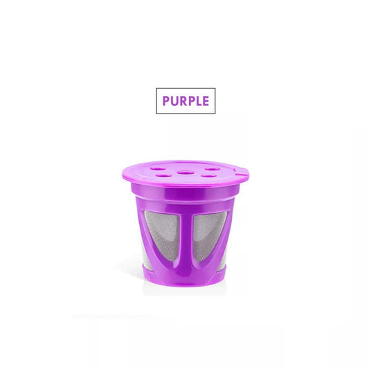5 Purple Refillable Reusable Single K-Cup Coffee Pod for Keurig K-Supreme and Plus